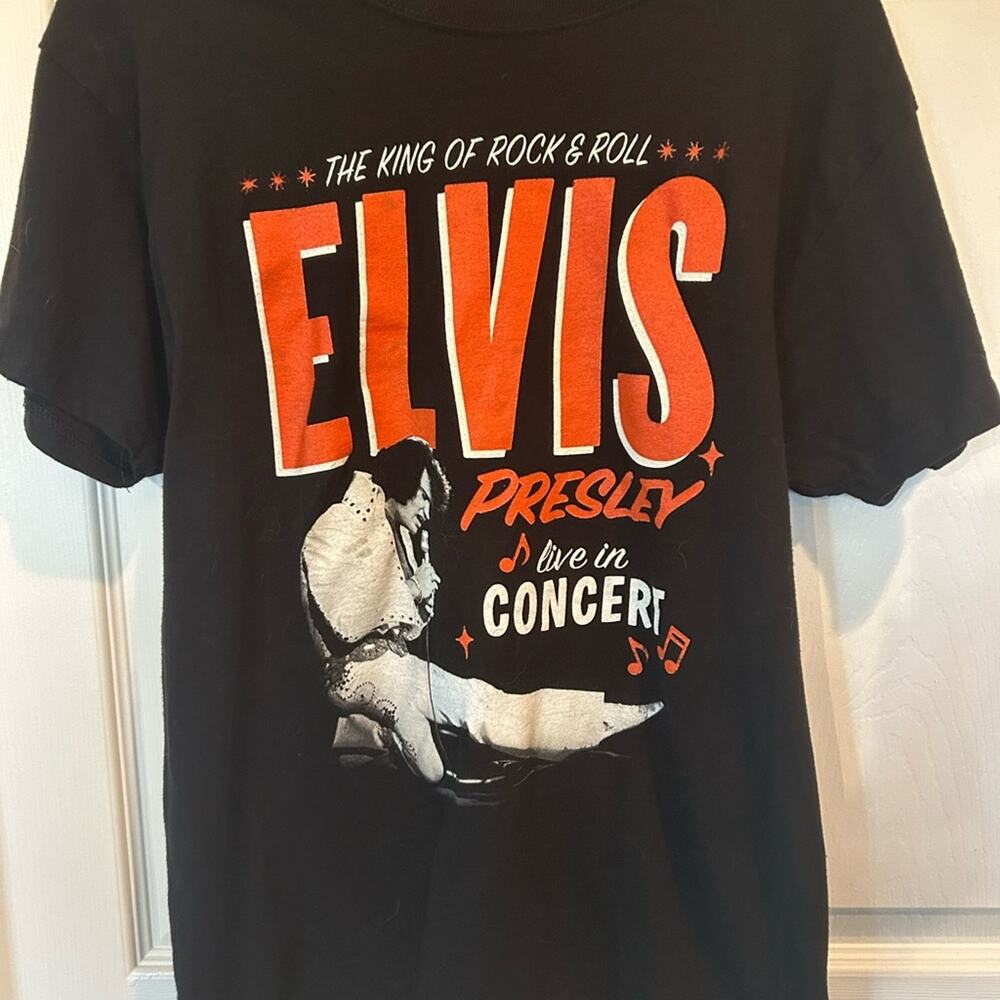 Elvis Presley King of Rock & Roll Concert T-Shirt Size Medium